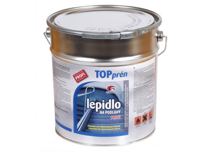 Doplnky k podlahovinám / Lepidlá / Lepidlo TOPprén Profi na podlahy