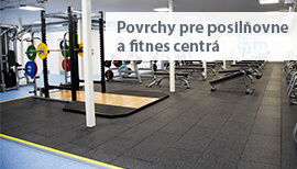 dlaždica povrchy pre fitness